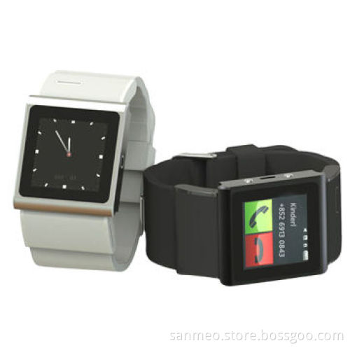Smart watch phone, 1.54" TFT LCD/quad band+3G/GPS+WiFi+G-sensor/plastic battery cover